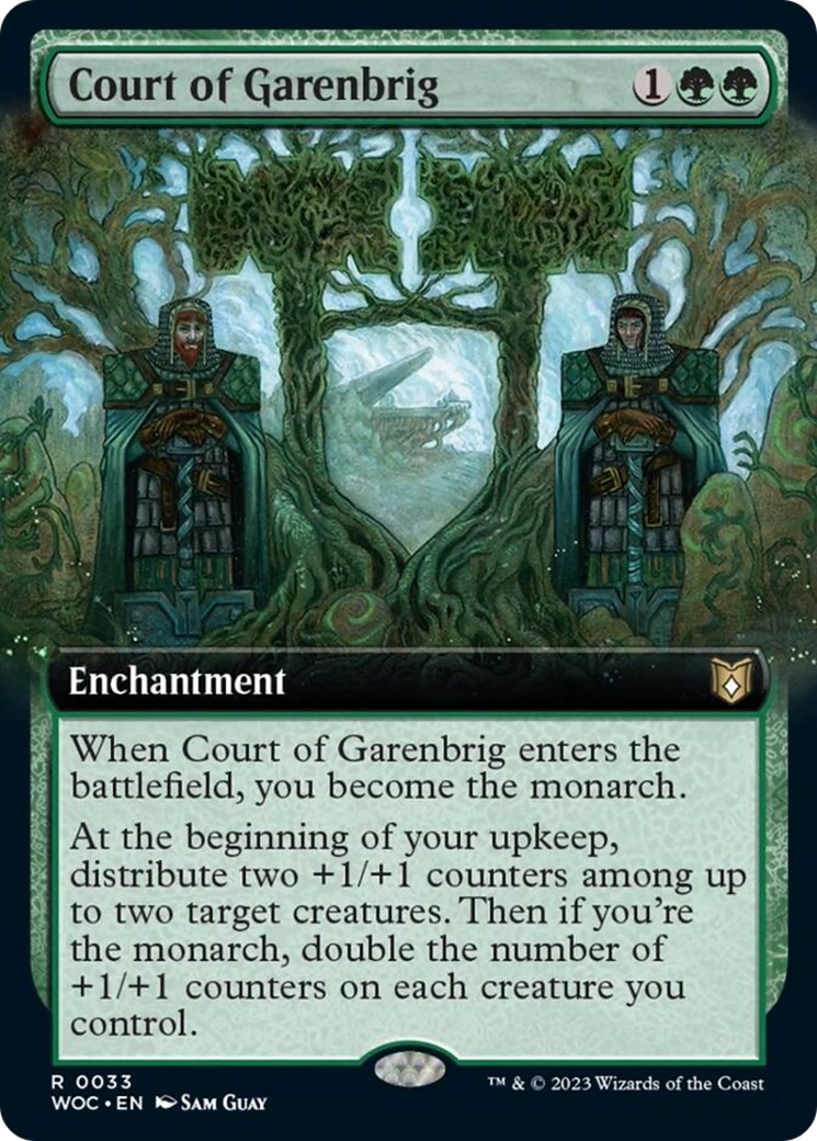 Court of Garenbrig (Extended Art) [Wilds of Eldraine Commander] | Golgari Games