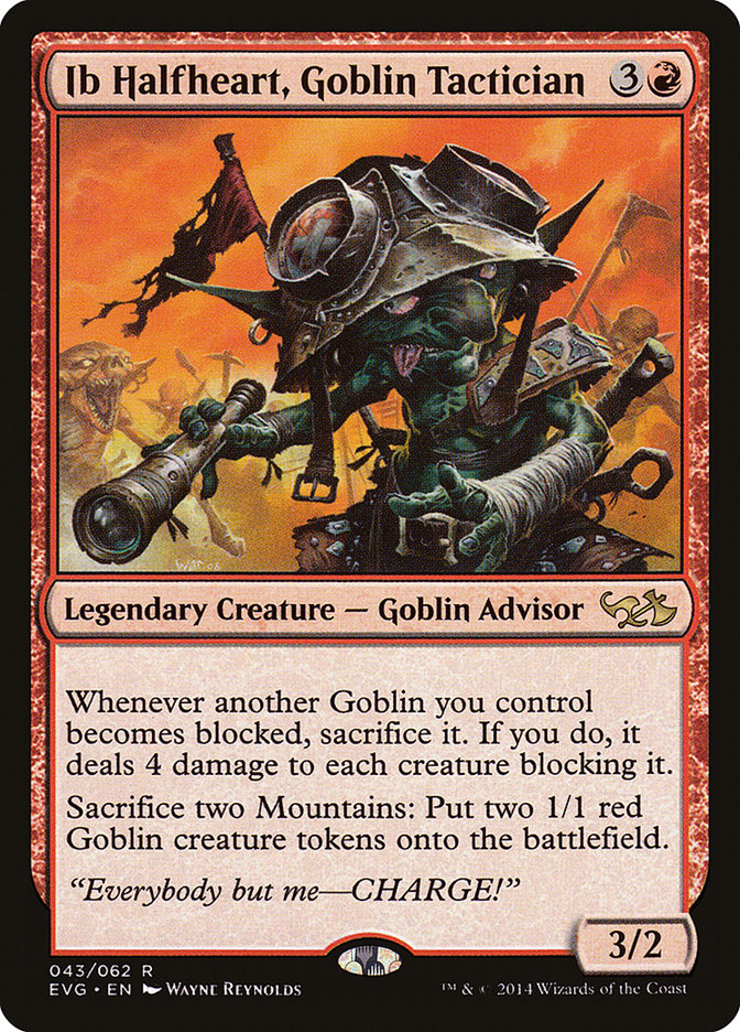 Ib Halfheart, Goblin Tactician (Elves vs. Goblins) [Duel Decks Anthology] | Local Legends