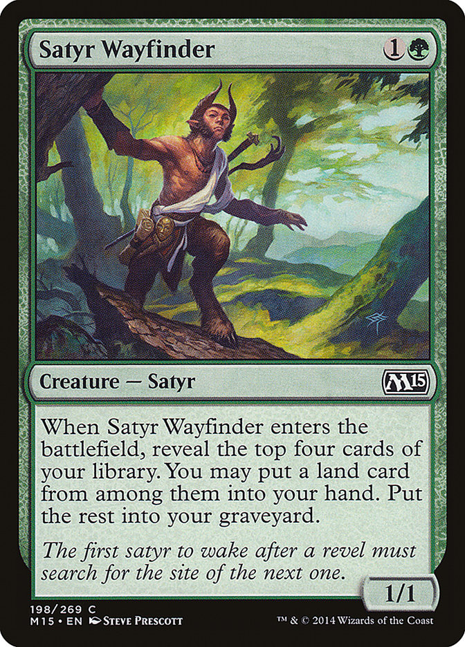 Satyr Wayfinder [Magic 2015] | Golgari Games