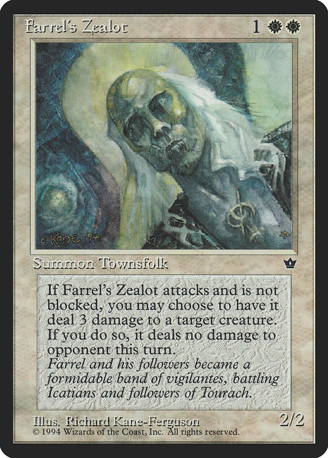 Farrel's Zealot (Richard Kane Ferguson) [Fallen Empires] | Local Legends