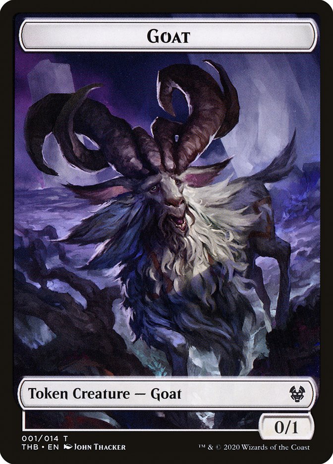 Goat Token [Theros Beyond Death Tokens] | Golgari Games