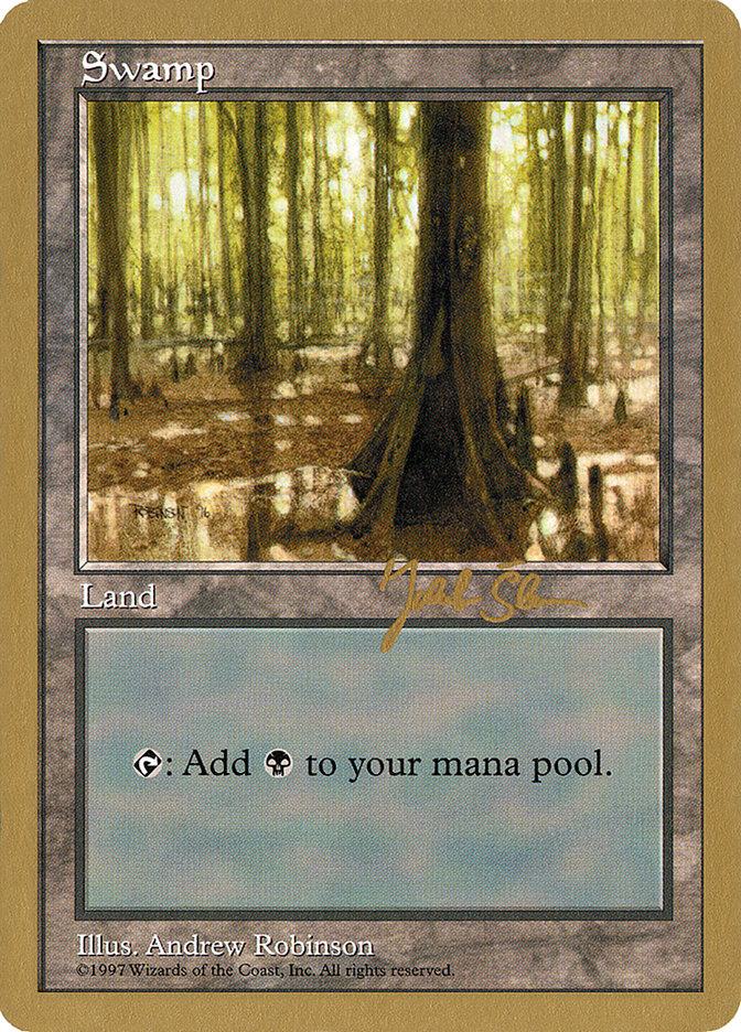 Swamp (js439) (Jakub Slemr) [World Championship Decks 1997] | Golgari Games