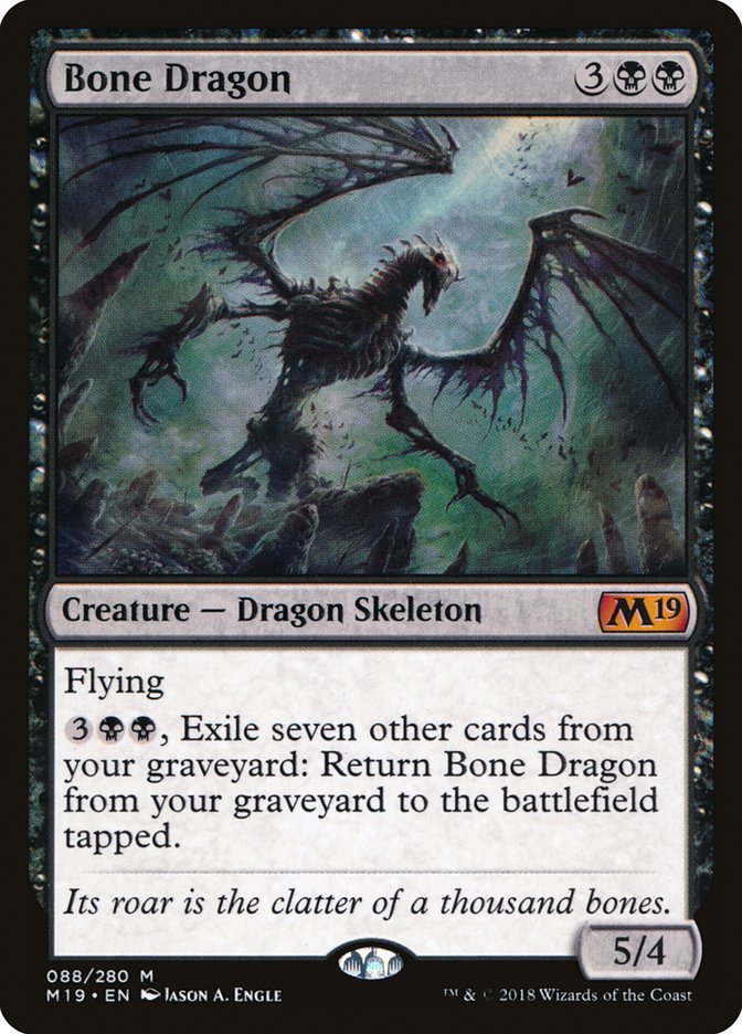 Bone Dragon [Core Set 2019] | Local Legends