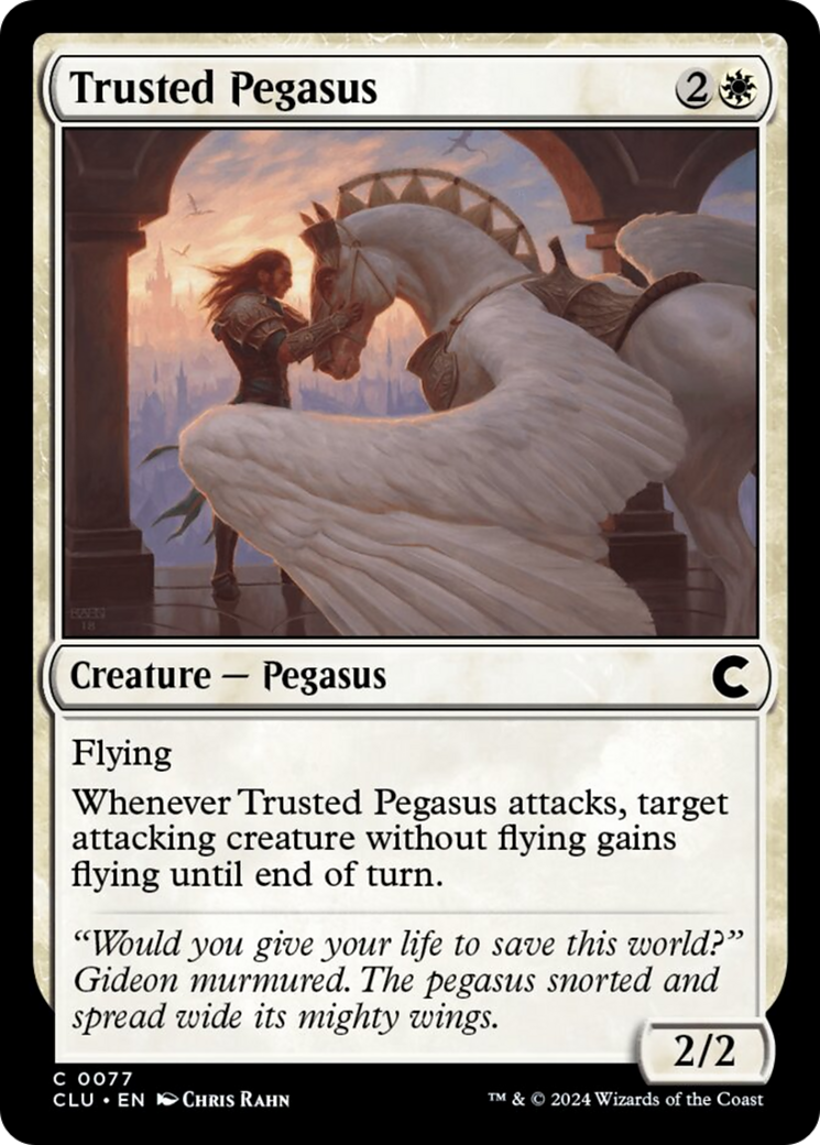 Trusted Pegasus [Ravnica: Clue Edition] | Local Legends