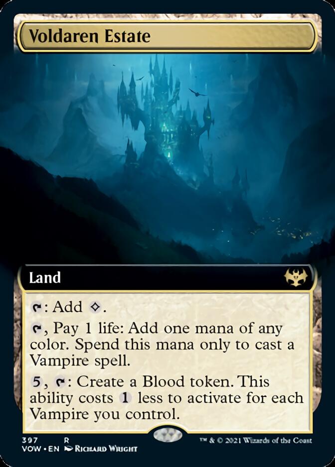 Voldaren Estate (Extended Art) [Innistrad: Crimson Vow] | Golgari Games