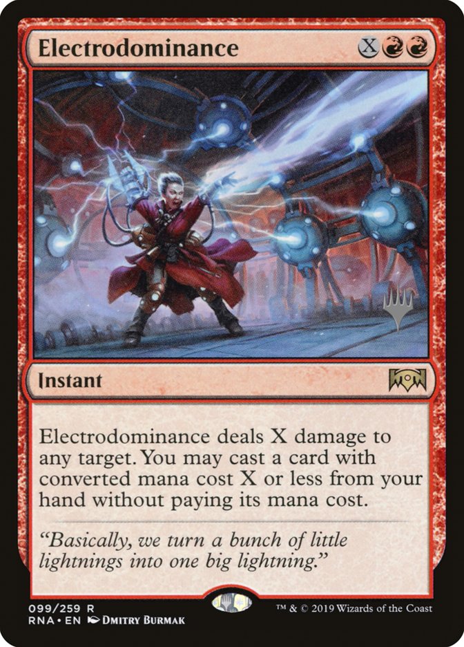 Electrodominance (Promo Pack) [Ravnica Allegiance Promos] | Golgari Games