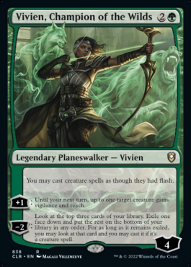 Vivien, Champion of the Wilds [Commander Legends: Battle for Baldur's Gate] | Golgari Games