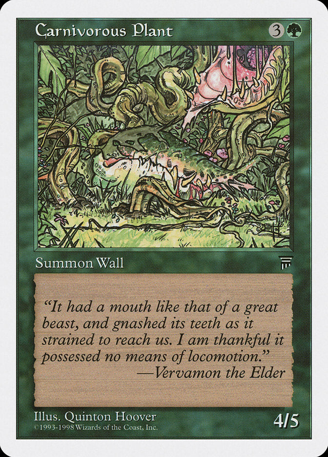 Carnivorous Plant [Anthologies] | Golgari Games