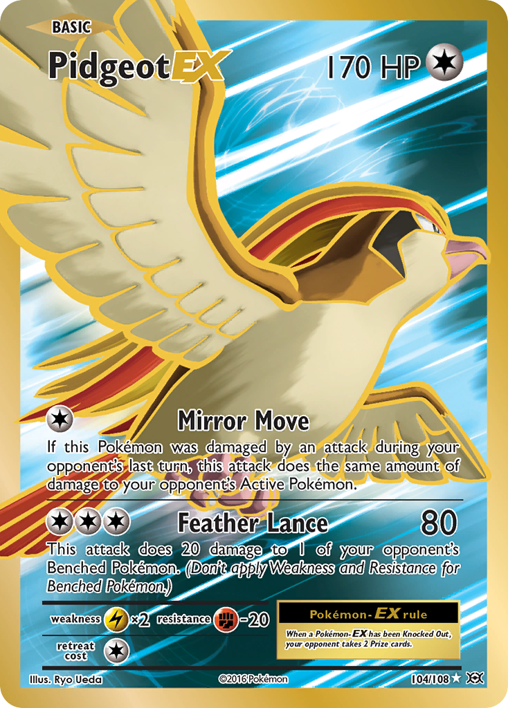 Pidgeot EX (104/108) [XY: Evolutions] | Golgari Games