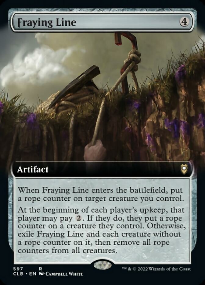 Fraying Line (Extended Art) [Commander Legends: Battle for Baldur's Gate] | Local Legends
