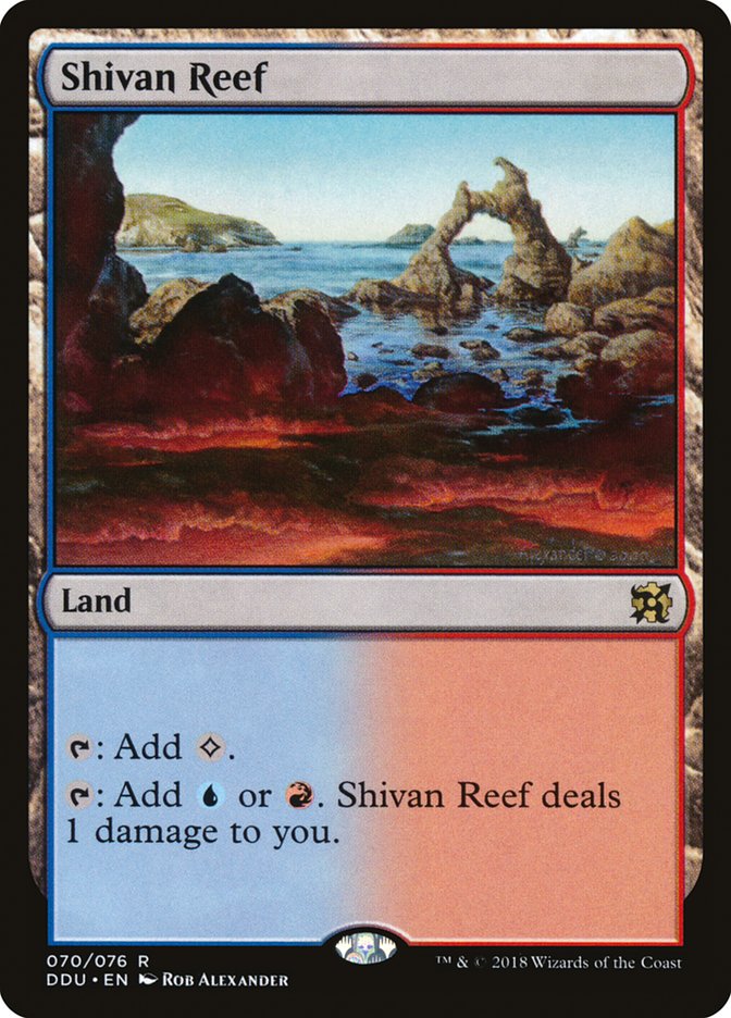 Shivan Reef [Duel Decks: Elves vs. Inventors] | Golgari Games