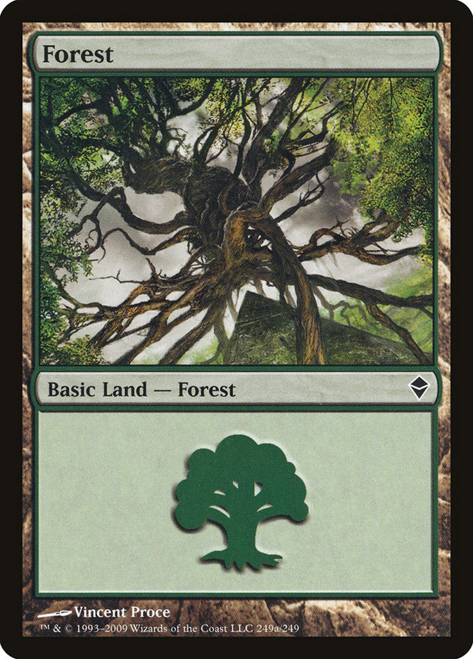 Forest (249a) [Zendikar] | Local Legends