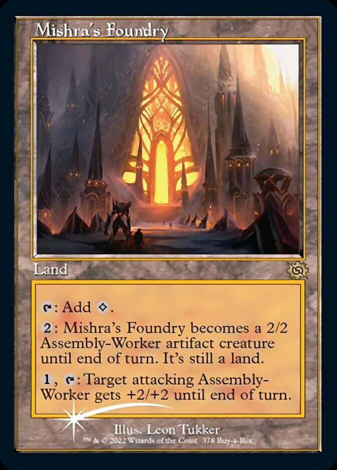 Mishra's Foundry (Retro) (Buy-a-Box) [The Brothers' War] | Local Legends