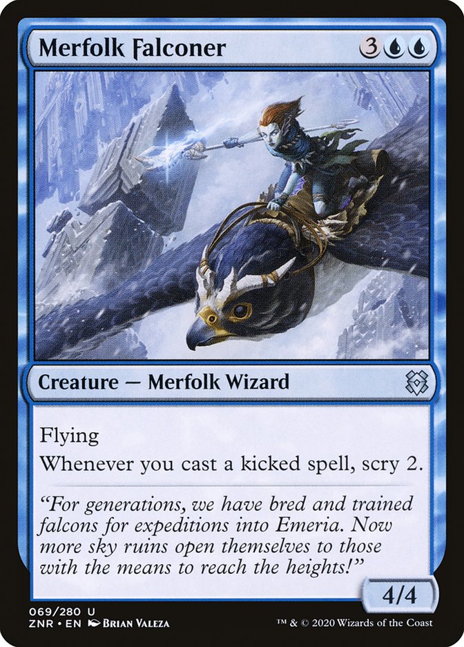 Merfolk Falconer [Zendikar Rising] | Local Legends