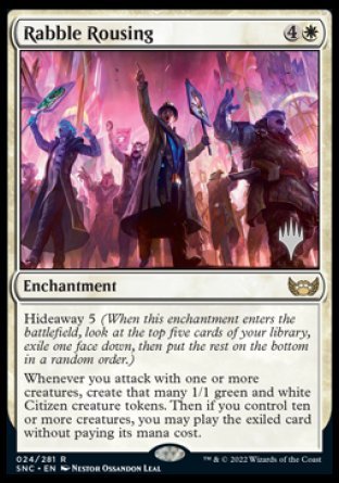 Rabble Rousing (Promo Pack) [Streets of New Capenna Promos] | Local Legends