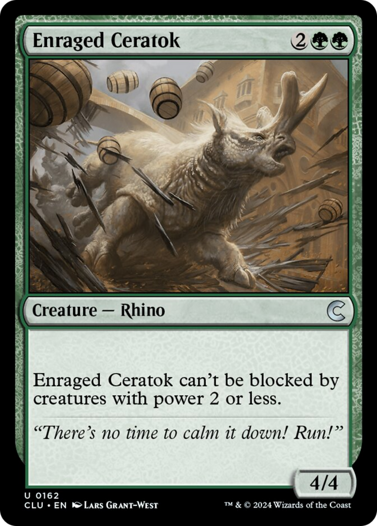 Enraged Ceratok [Ravnica: Clue Edition] | Local Legends
