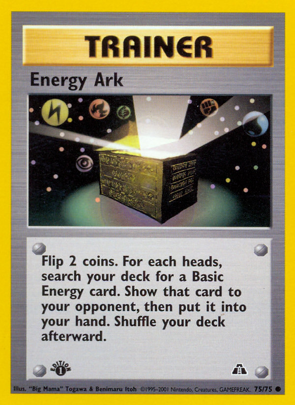 Energy Ark (75/75) [Neo Discovery 1st Edition] | Golgari Games