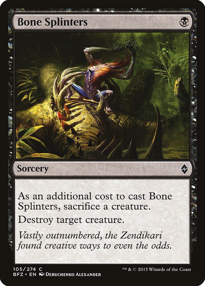 Bone Splinters [Battle for Zendikar] | Local Legends