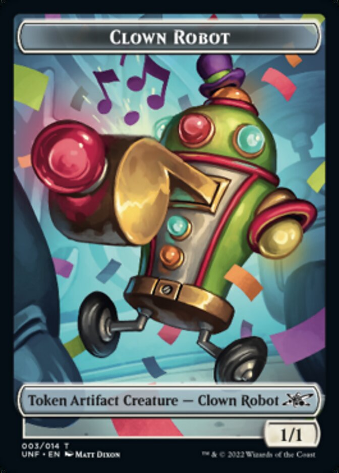 Clown Robot (003) Token [Unfinity Tokens] | Golgari Games