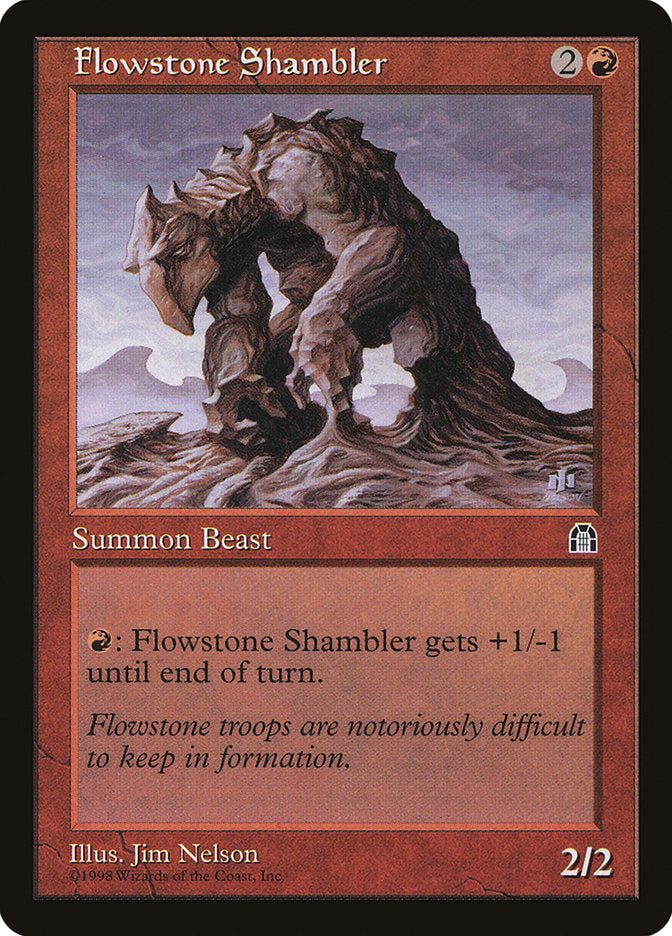 Flowstone Shambler [Stronghold] | Golgari Games