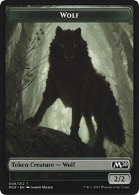 Zombie // Wolf Double-Sided Token [Game Night 2019 Tokens] | Golgari Games