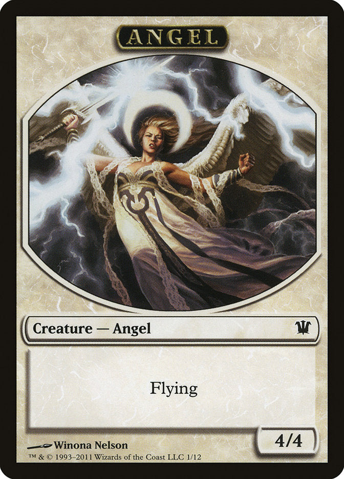 Angel Token [Innistrad Tokens] | Local Legends