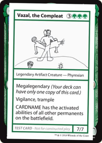 Vazal, the Compleat (2021 Edition) [Mystery Booster Playtest Cards] | Golgari Games