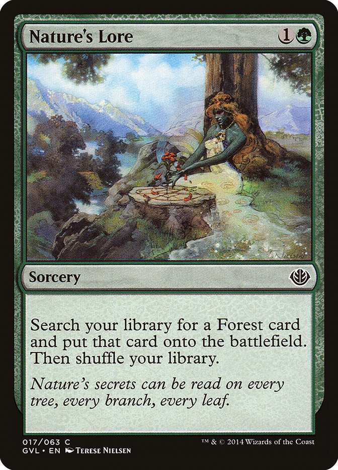 Nature's Lore (Garruk vs. Liliana) [Duel Decks Anthology] | Local Legends