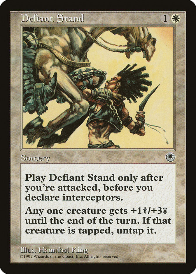 Defiant Stand [Portal] | Golgari Games