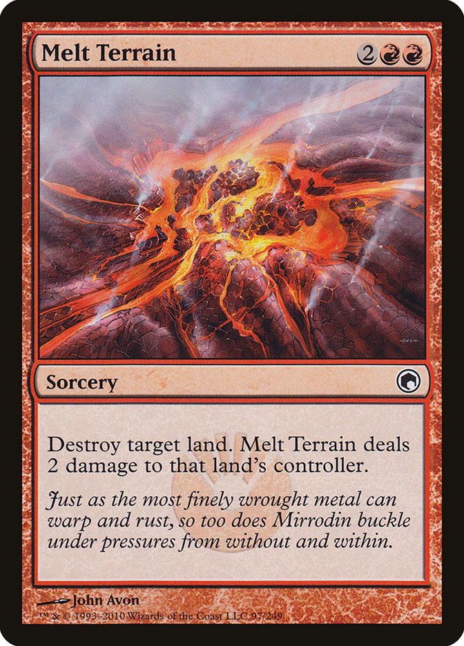 Melt Terrain [Scars of Mirrodin] | Local Legends