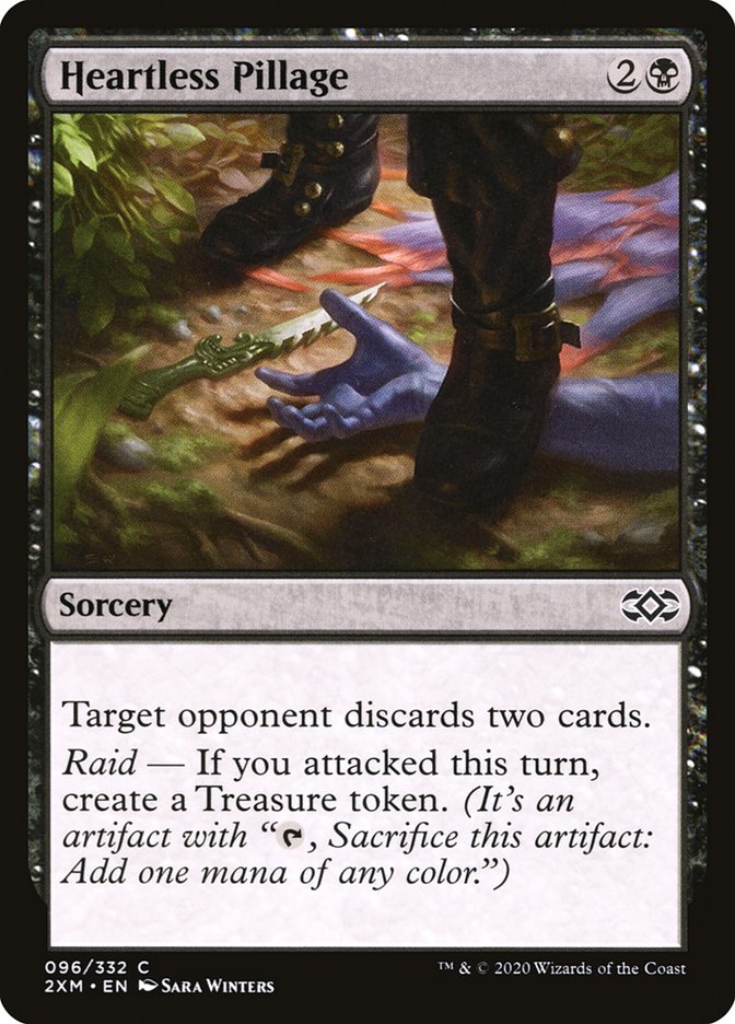 Heartless Pillage [Double Masters] | Local Legends