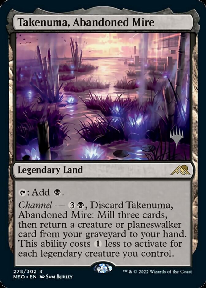 Takenuma, Abandoned Mire (Promo Pack) [Kamigawa: Neon Dynasty Promos] | Local Legends