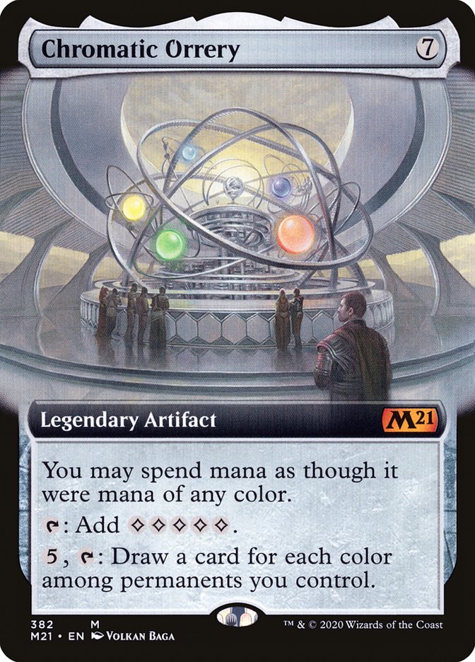 Chromatic Orrery (Extended Art) [Core Set 2021] | Local Legends
