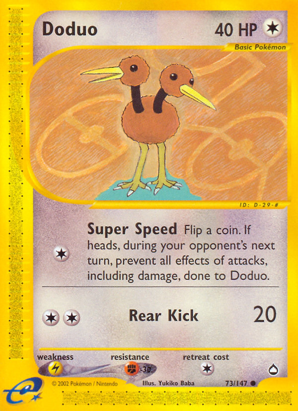 Doduo (73/147) [Aquapolis] | Golgari Games