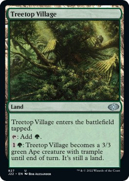 Treetop Village [Jumpstart 2022] | Golgari Games