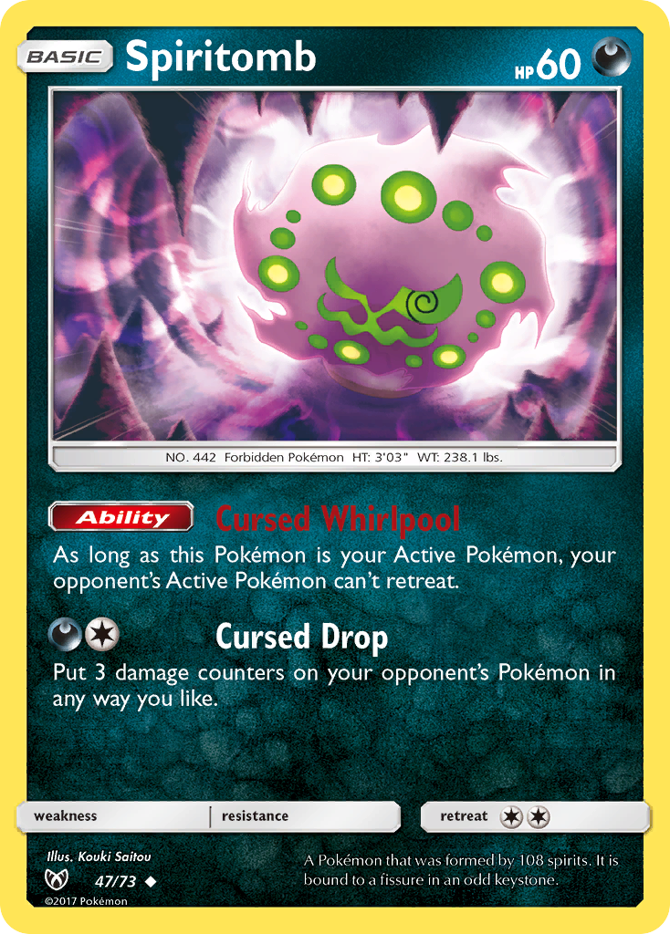 Spiritomb (47/73) [Sun & Moon: Shining Legends] | Golgari Games