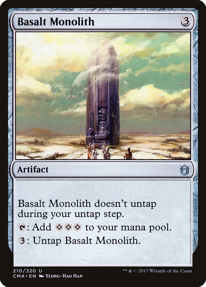 Basalt Monolith [Commander Anthology] | Golgari Games