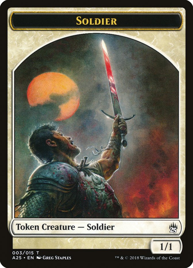 Soldier Token [Masters 25 Tokens] | Local Legends
