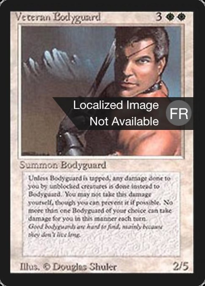 Veteran Bodyguard [Foreign Black Border] | Golgari Games