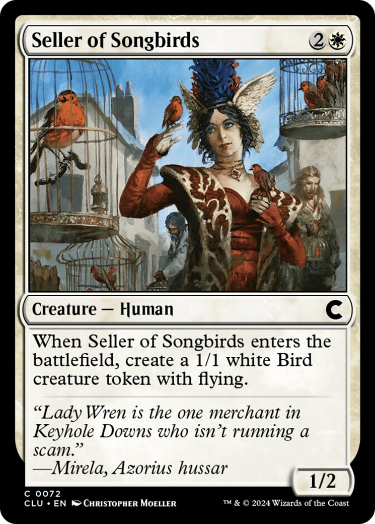 Seller of Songbirds [Ravnica: Clue Edition] | Local Legends