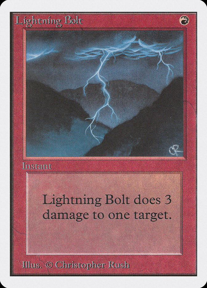 Lightning Bolt [Unlimited Edition] | Golgari Games