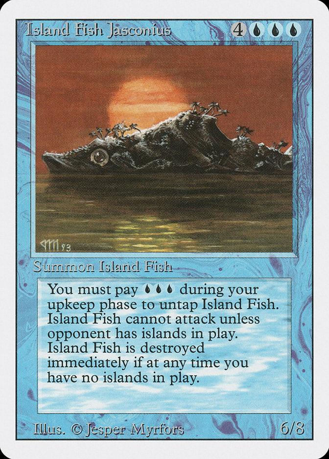 Island Fish Jasconius [Revised Edition] | Golgari Games