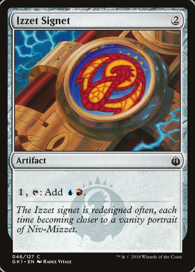 Izzet Signet [Guilds of Ravnica Guild Kit] | Golgari Games