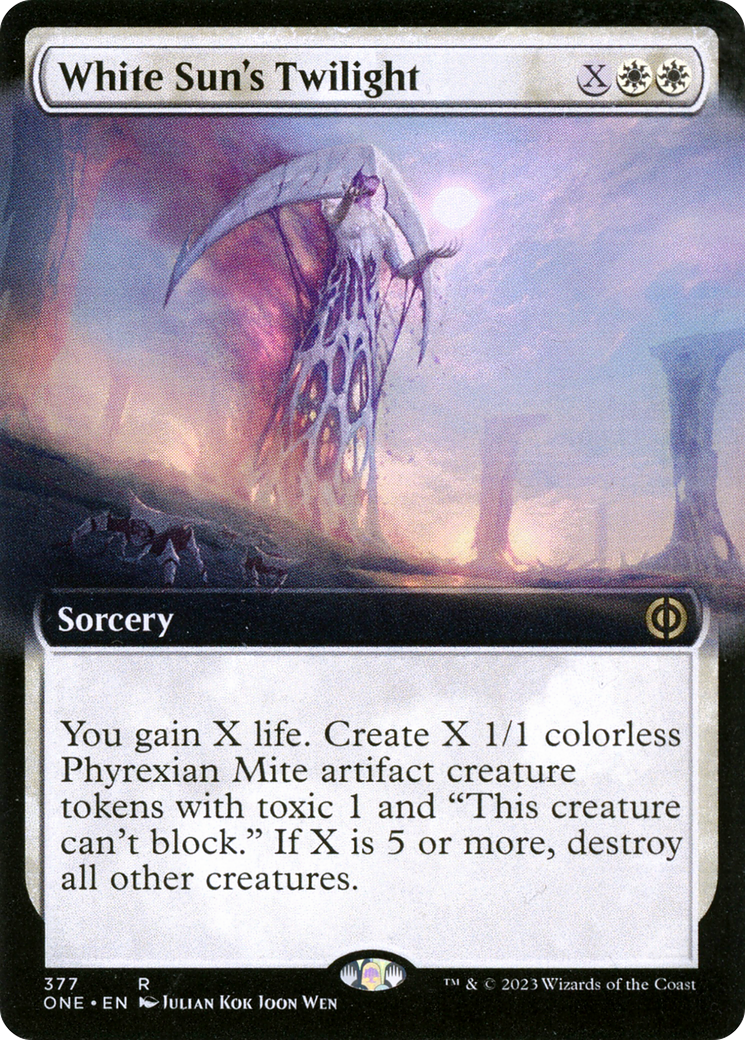 White Sun's Twilight (Extended Art) [Phyrexia: All Will Be One] | Golgari Games