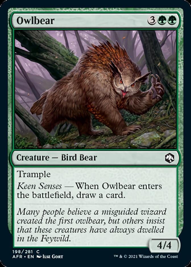 Owlbear [Dungeons & Dragons: Adventures in the Forgotten Realms] | Golgari Games