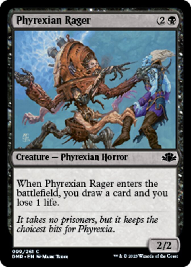 Phyrexian Rager [Dominaria Remastered] | Golgari Games