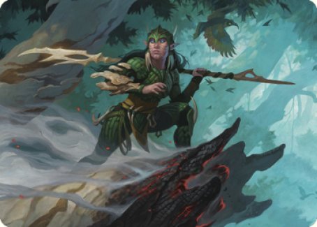 Gwenna, Eyes of Gaea Art Card [The Brothers' War Art Series] | Golgari Games