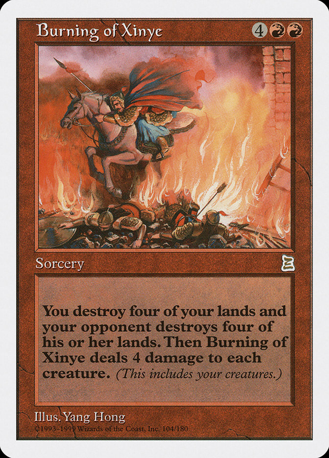 Burning of Xinye [Portal Three Kingdoms] | Golgari Games