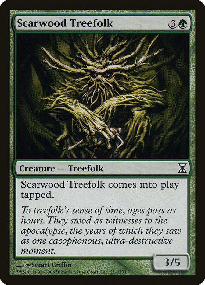 Scarwood Treefolk [Time Spiral] | Golgari Games