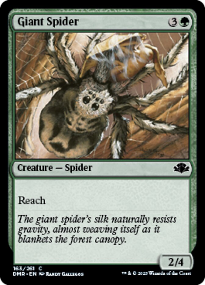 Giant Spider [Dominaria Remastered] | Golgari Games